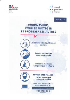 Gestes barrières