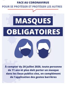 Affiche port du masque 