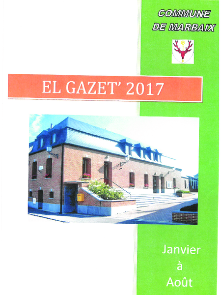 EL GAZET' 2017- Janvier/Août